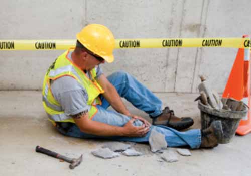 Construction worker injured on job site